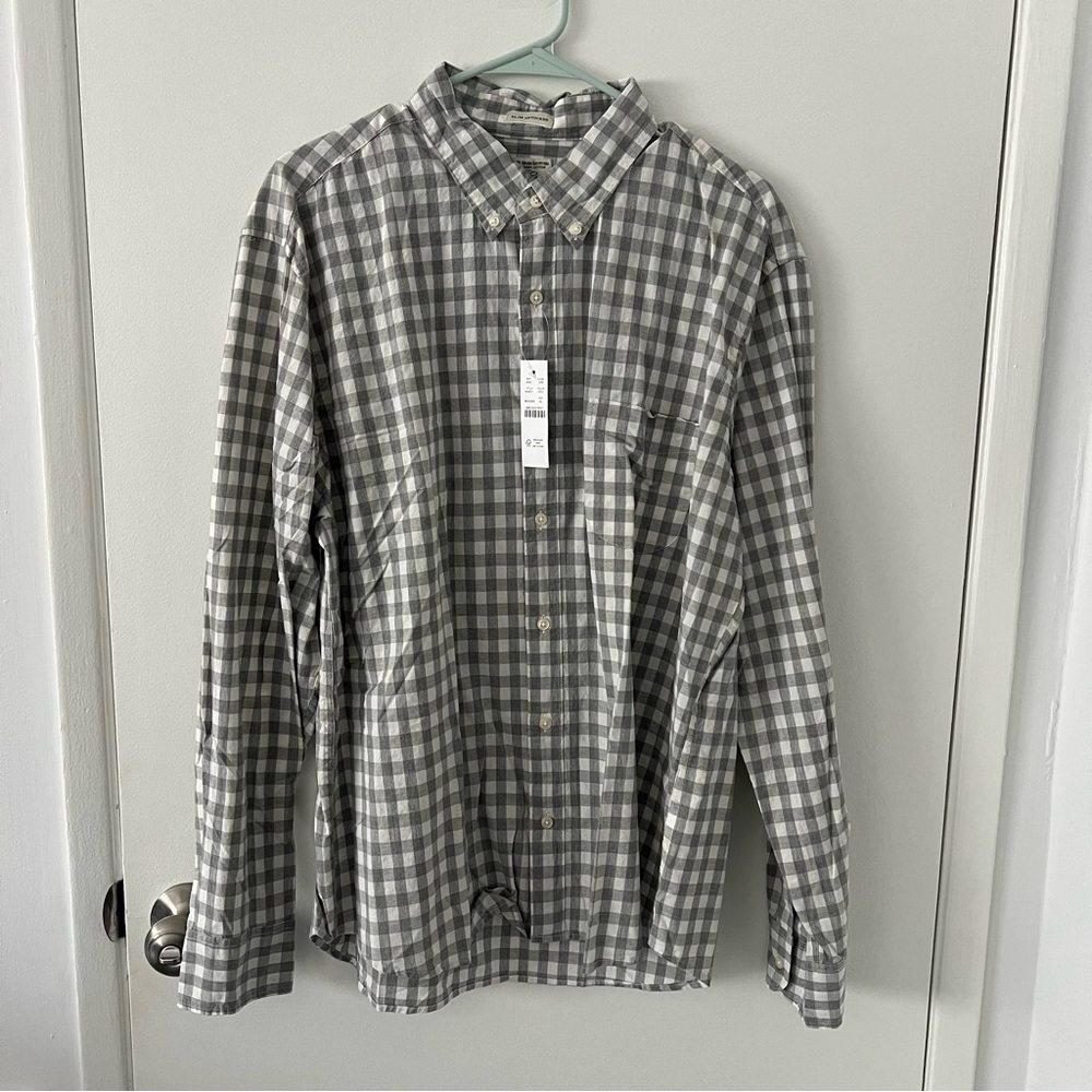 J. Crew Men’s Slim Untucked Button up Dress Shirt Size XL